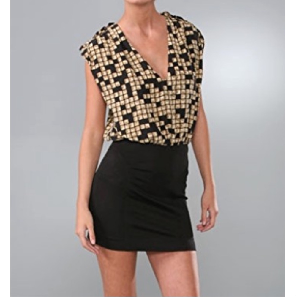 Alexander Wang Stud Print Combo Dress 2